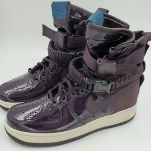 Nike Air Force 1 SF SE Port Wine Womens Sneakers